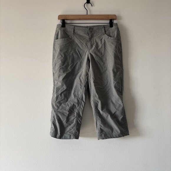 Kuhl Pants Womens 6 Capri Cropped Outdoor Hiking Casual Camping Gorp Nature FLAW - Picture 2 of 14